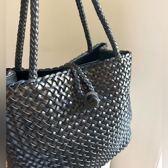 Eric Javits Woven Leather Bag - Picture 2 of 14